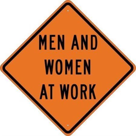 NMC Men And Women At Work Sign TM290K